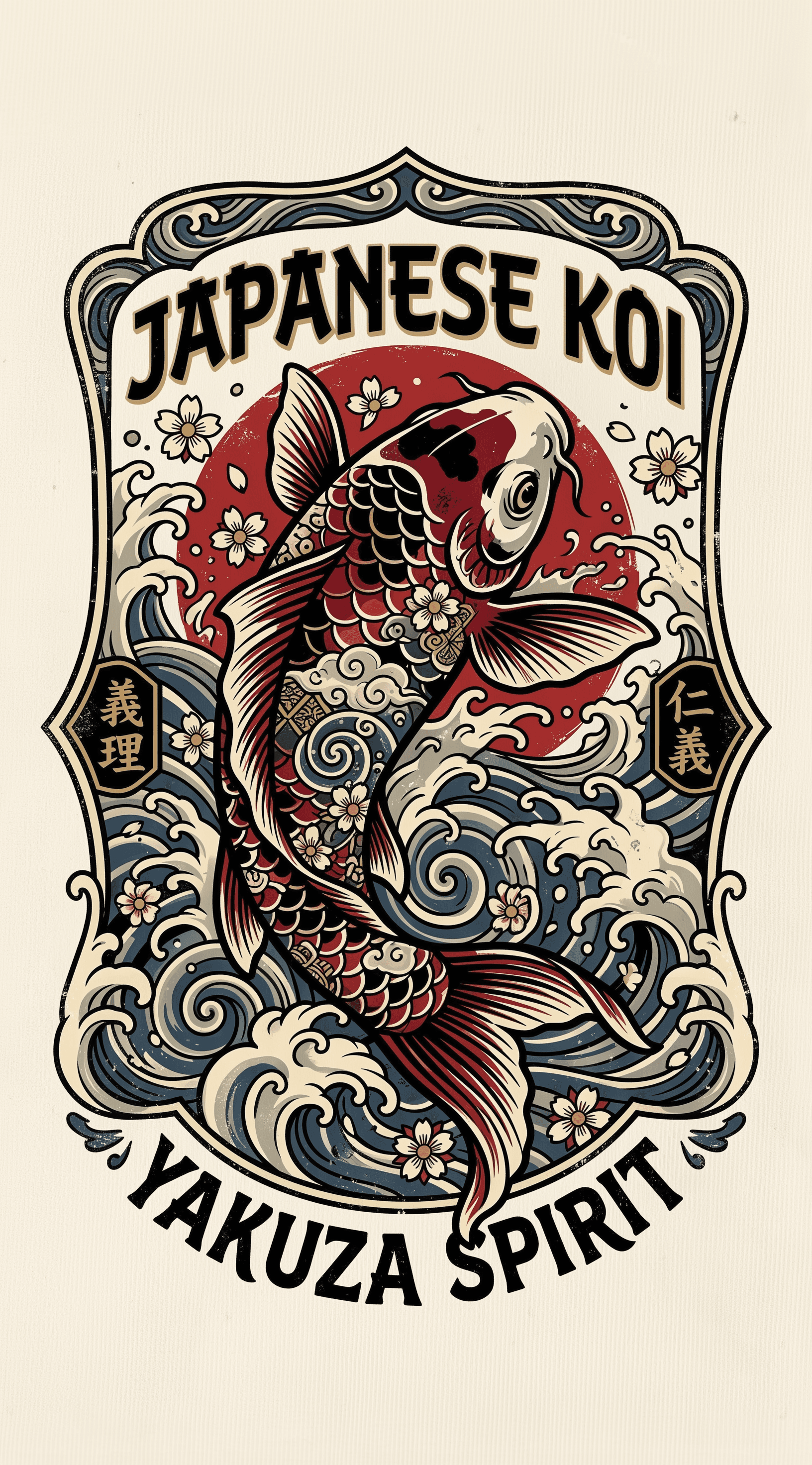 Japanese Koi Yakuza Spirit