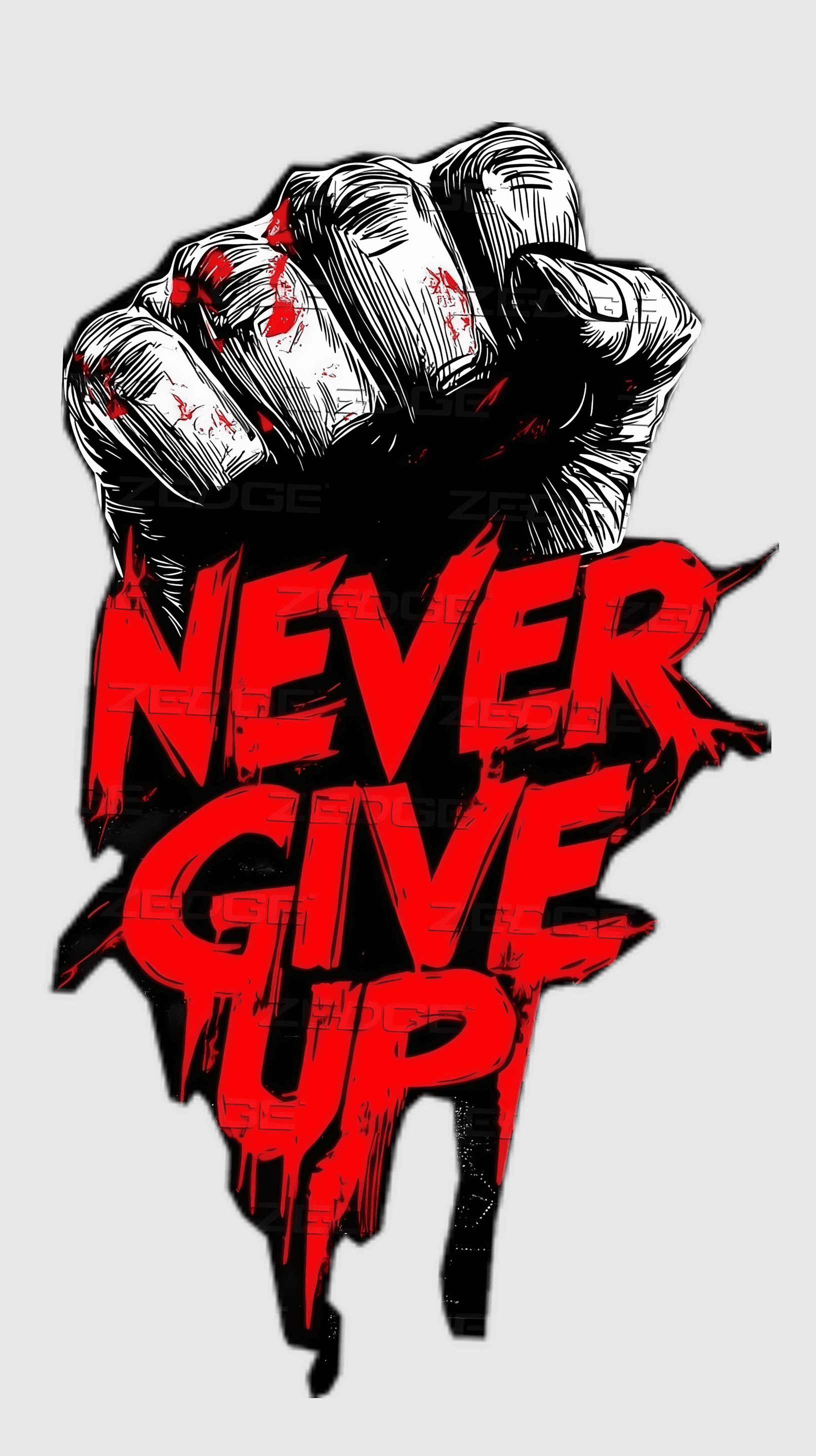 Never Give Up Fist